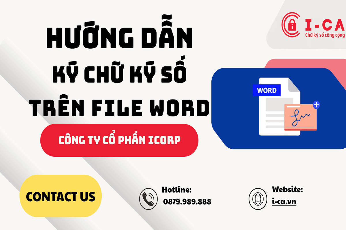 Hướng dẫn ký số trên File Word